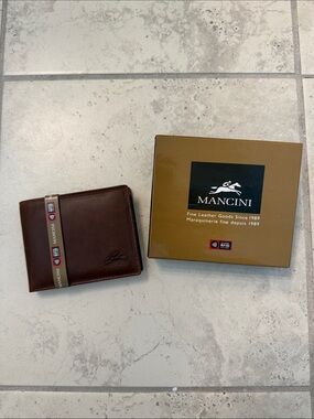 Men's Brown Leather Wallet